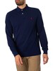 Polo Ralph Lauren Longsleeved Slim Polo Shirt - Blue