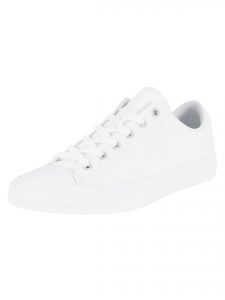 CONVERSE WHITE STAR PLAYER OX TRAINERS