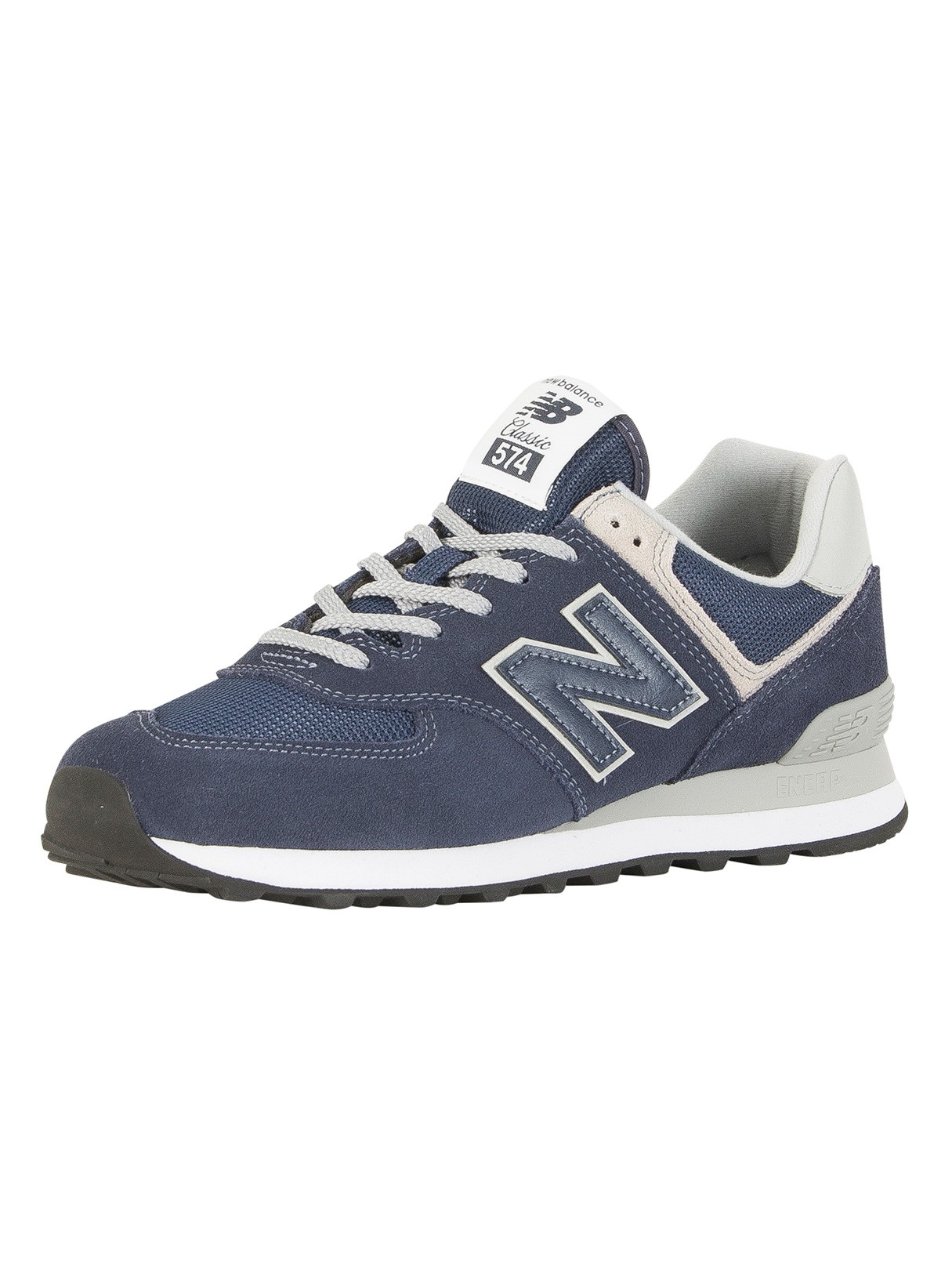 navy blue new balance trainers
