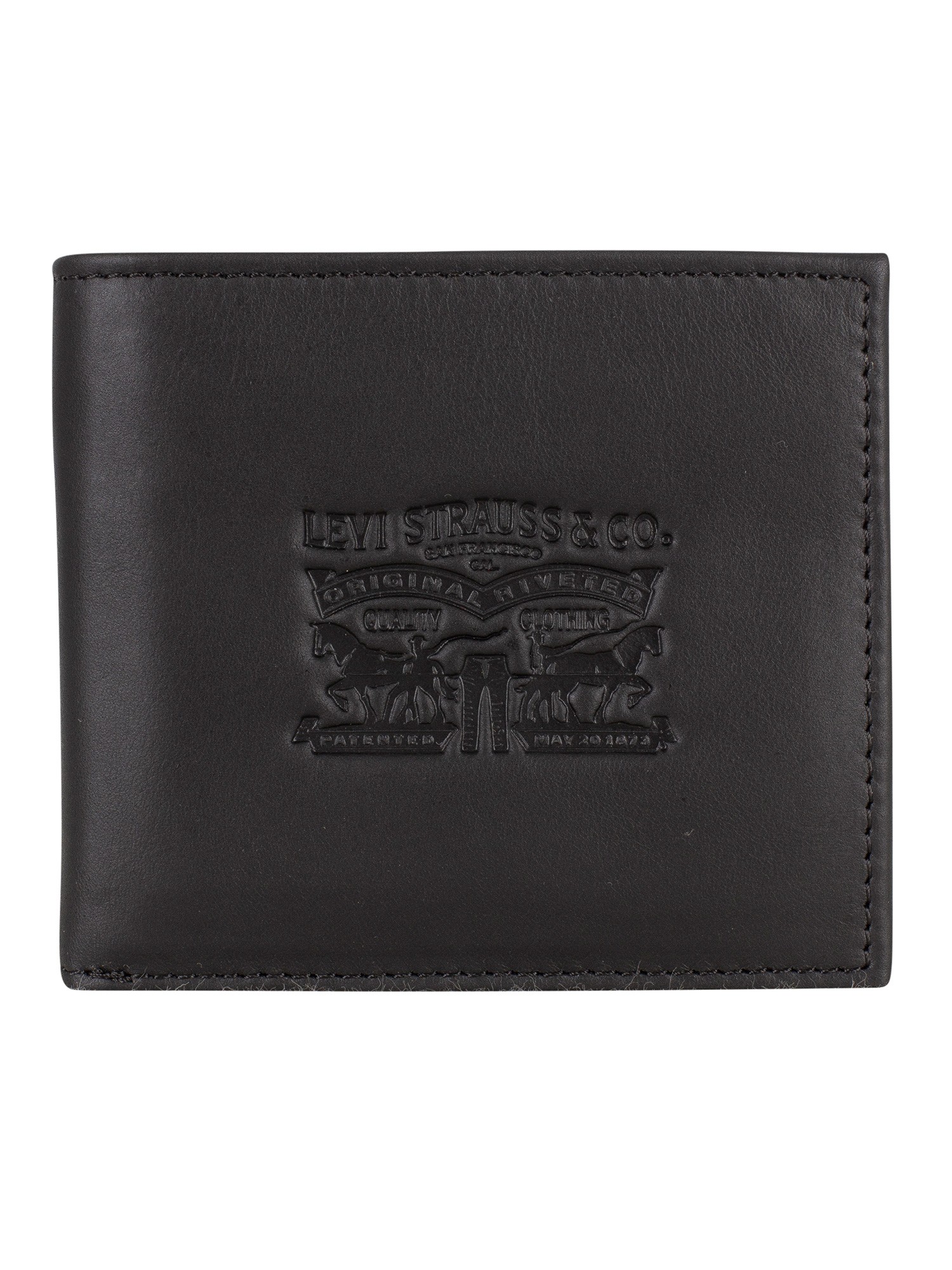 Levi's Vintage Two Fold Bifold Wallet - Black | Standout