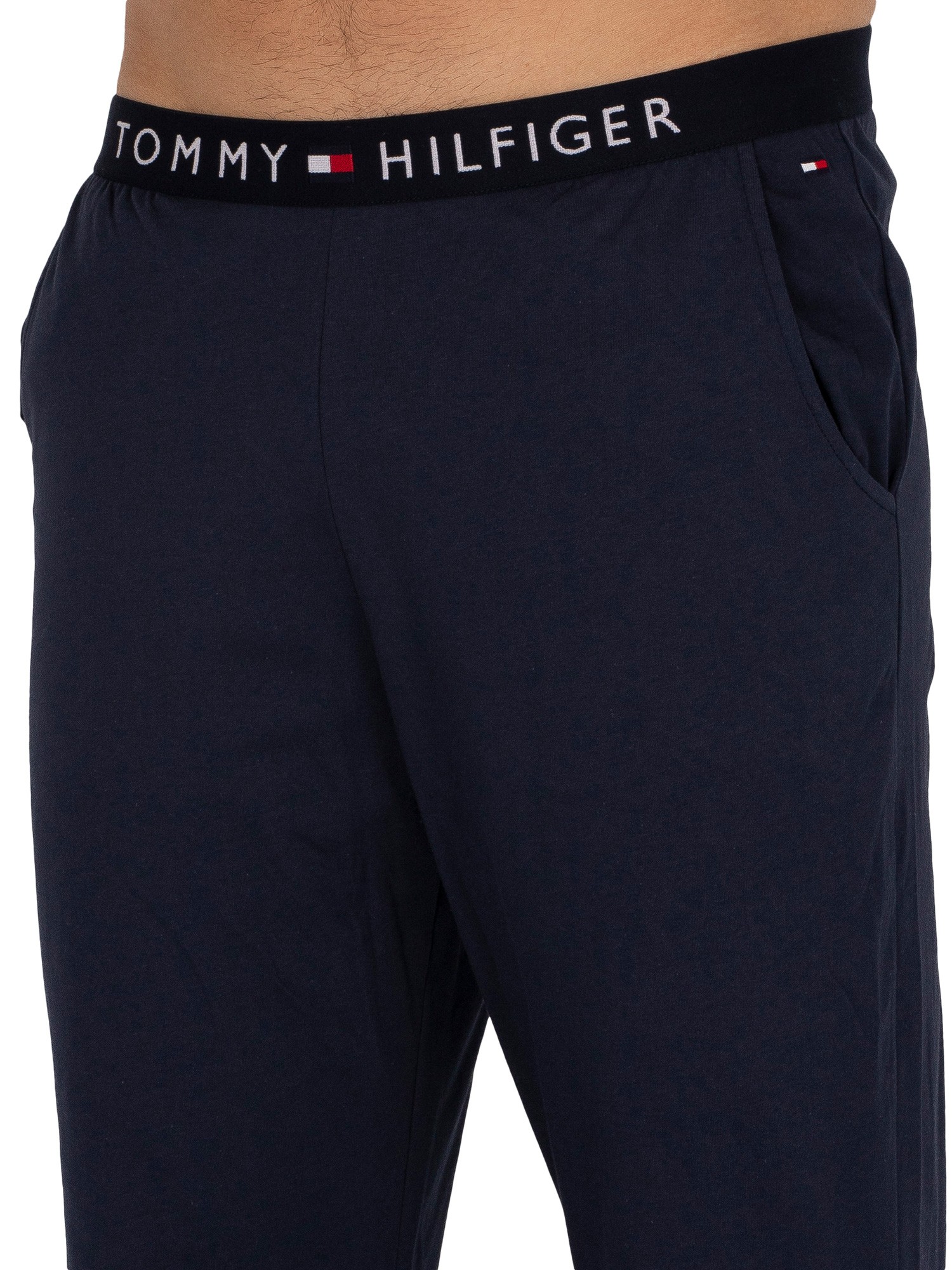 Tommy Hilfiger Logo Pyjama Bottoms - Navy Blazer | Standout