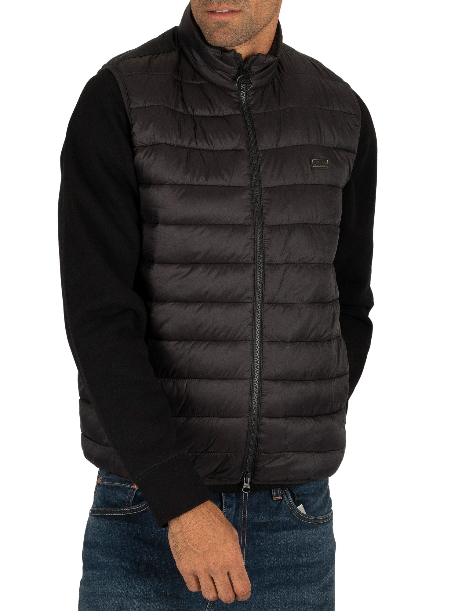 barbour international quilted gilet 
