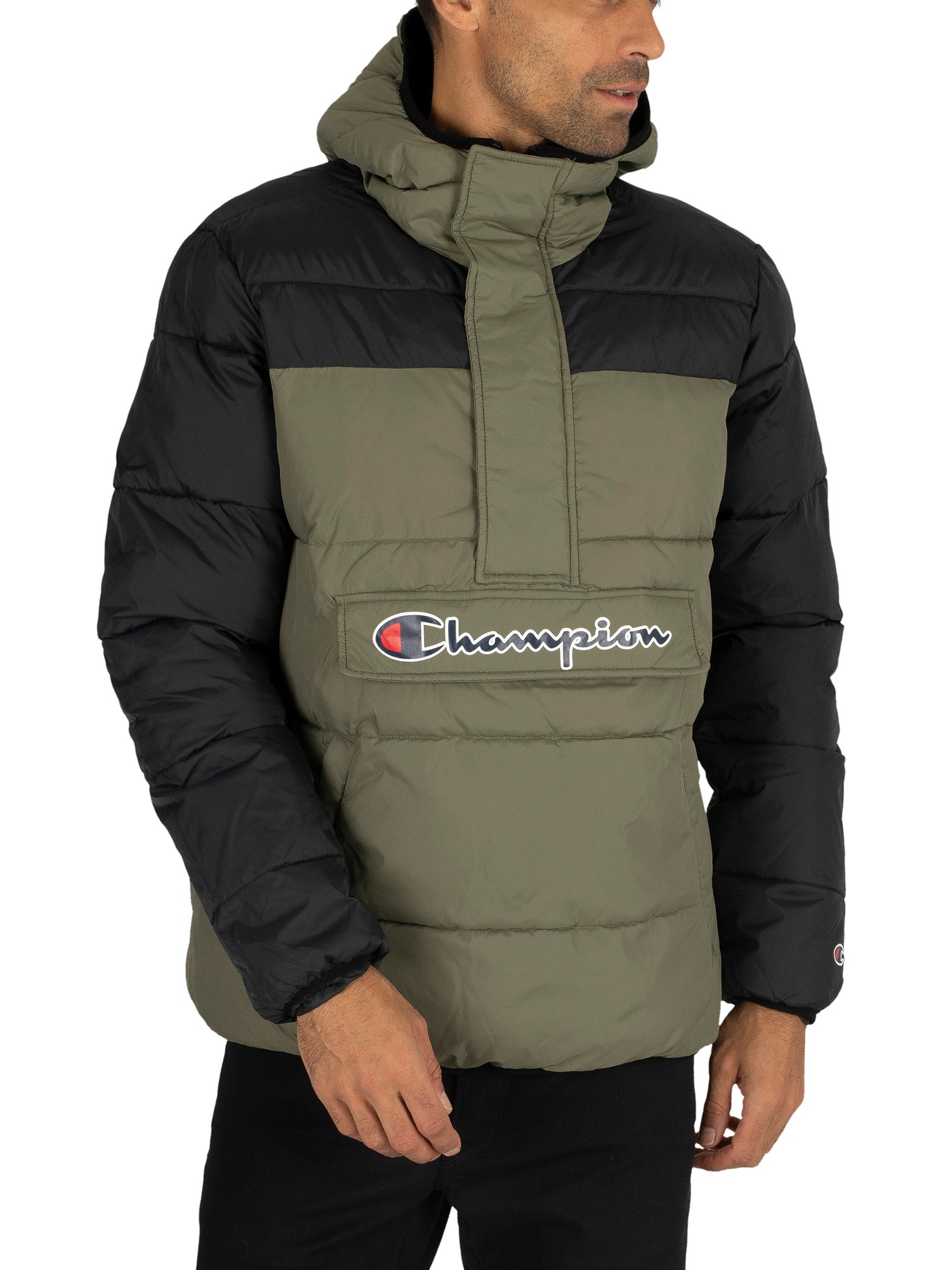 Champion Long Puffer Jacket With Logo Shop, 55% OFF | www 