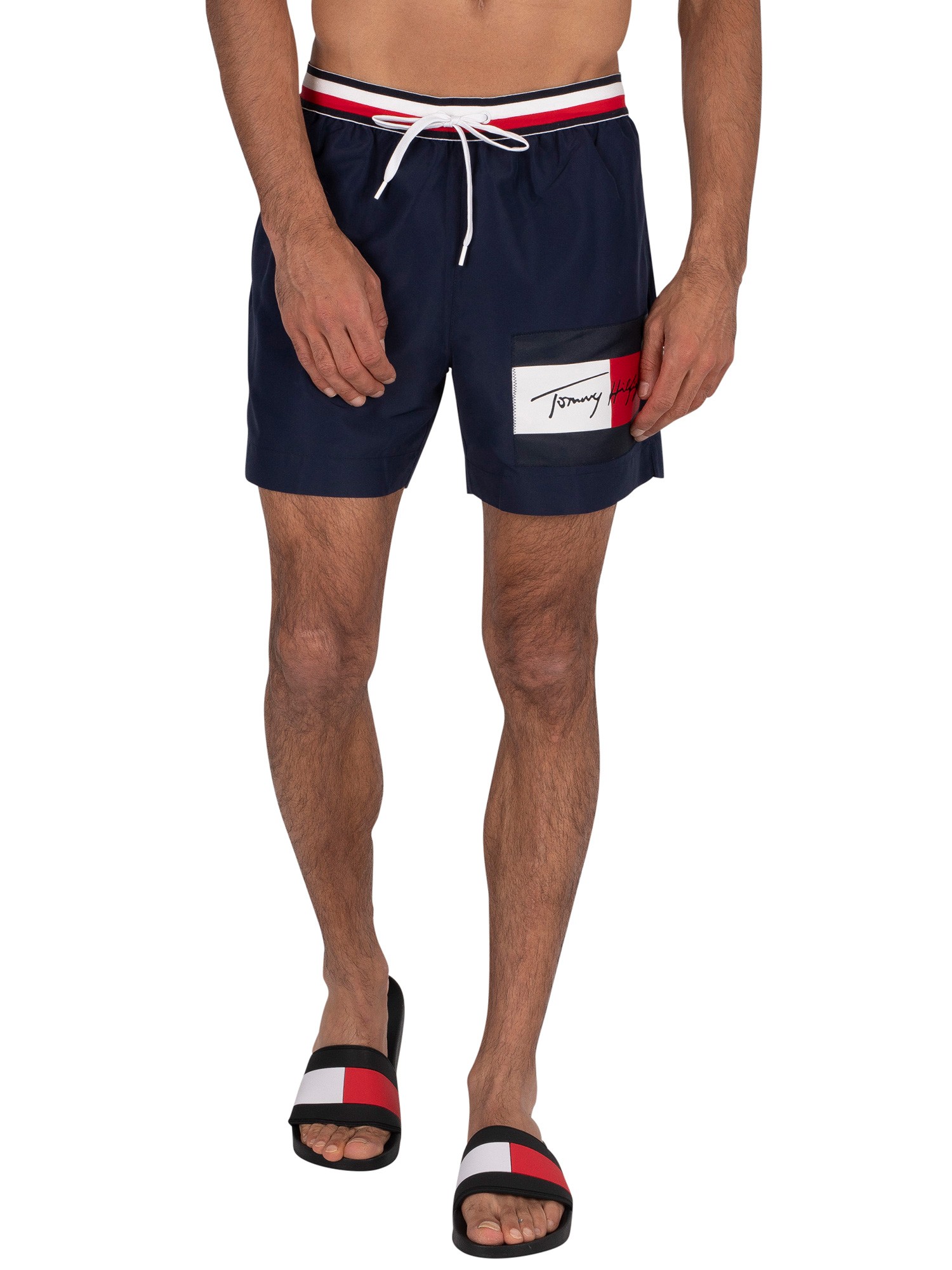 tommy hilfiger blue swim shorts Cheaper 