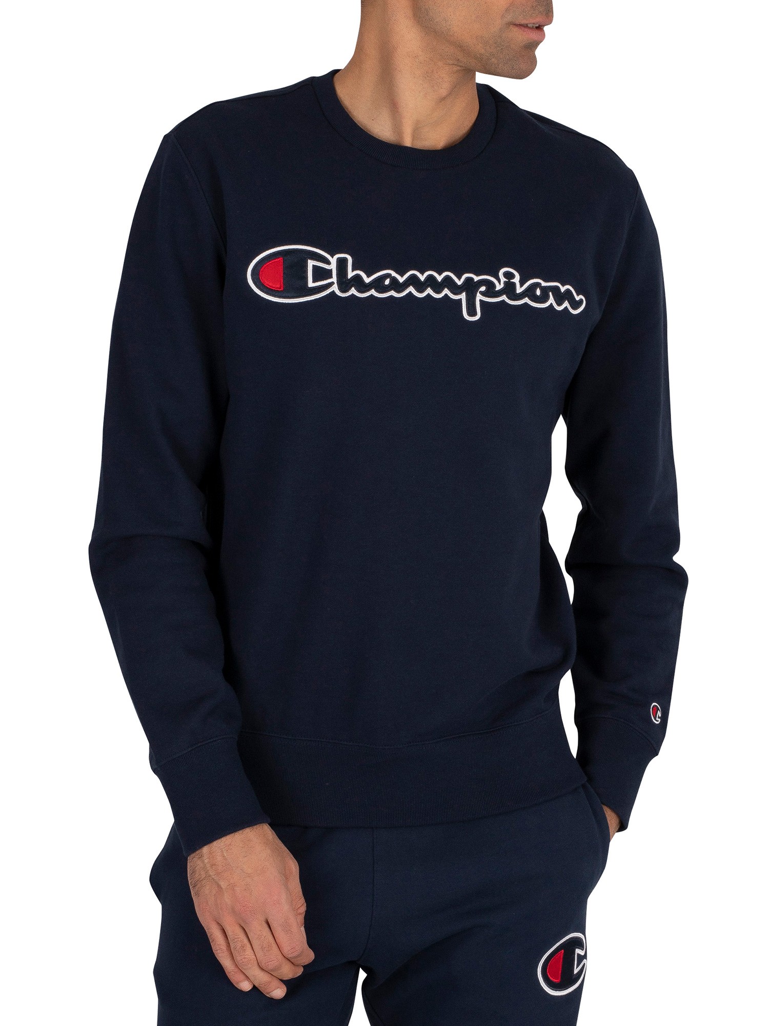 Champion Graphic Sweatshirt - Navy 