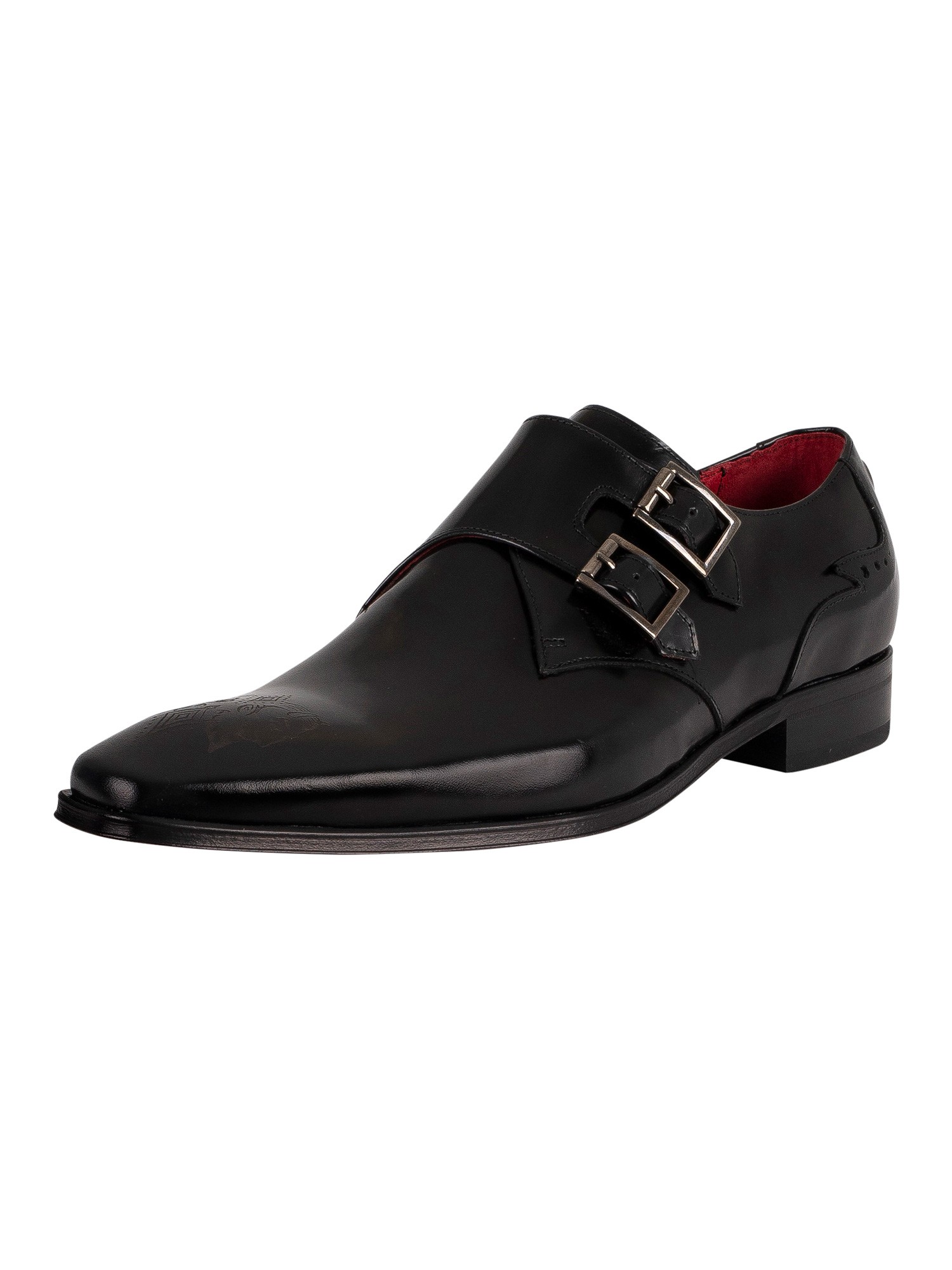 Monk Polished Leather Shoes