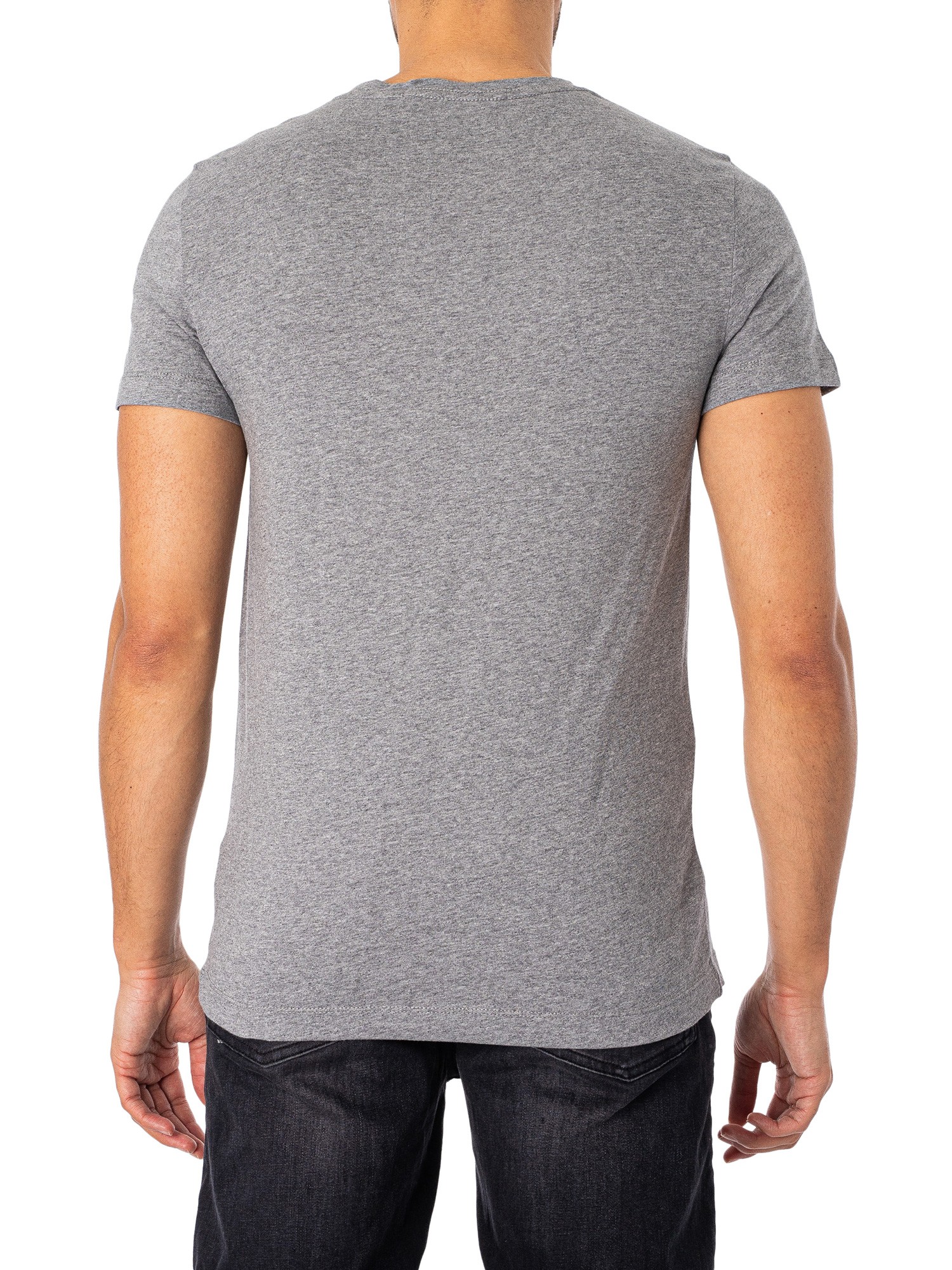 Calvin Klein Jeans Core Institutional T-Shirt - Grey Heather | Standout