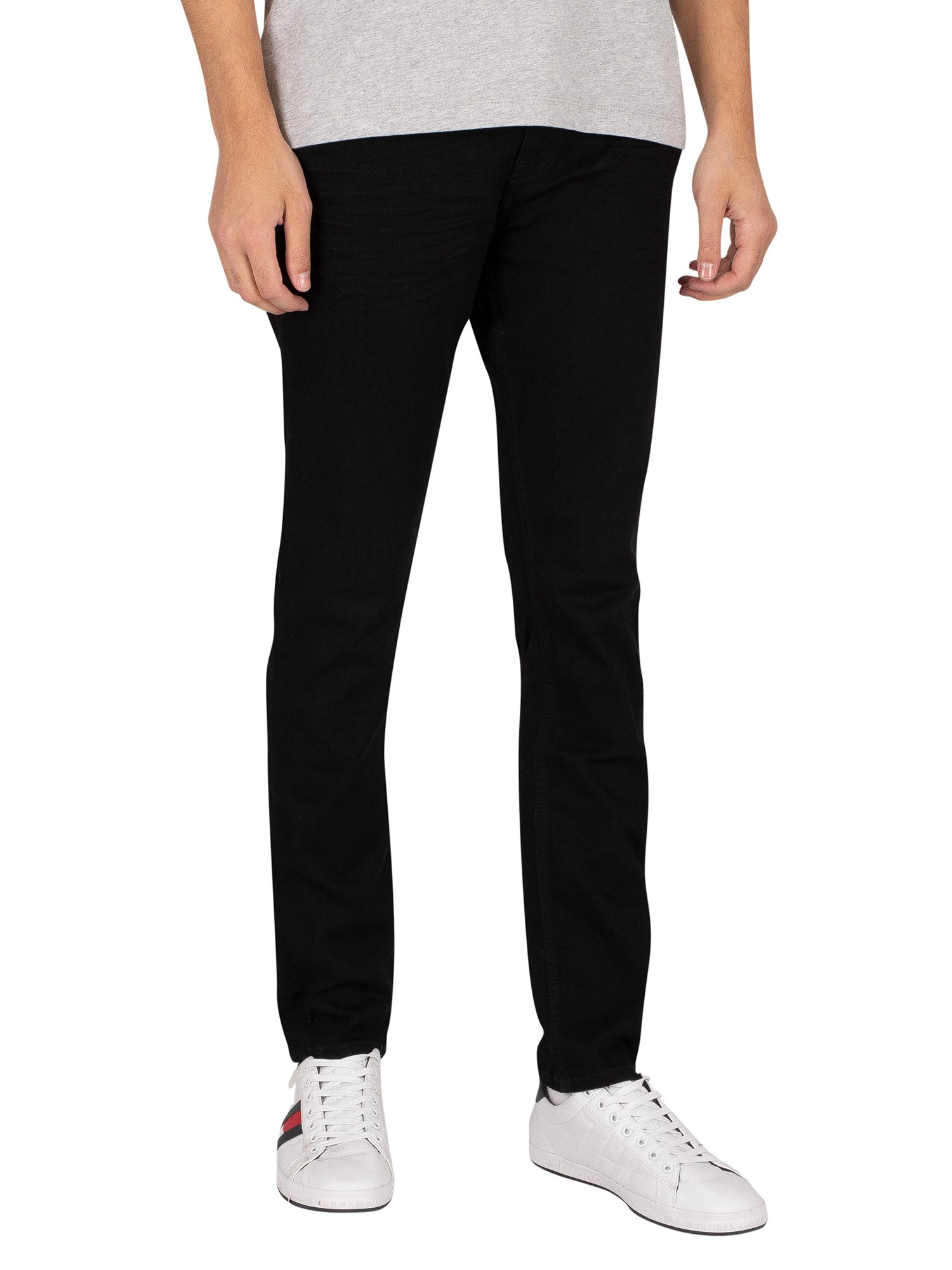 Tommy Jeans Austin Slim Tapered Jeans - New Black Stretch