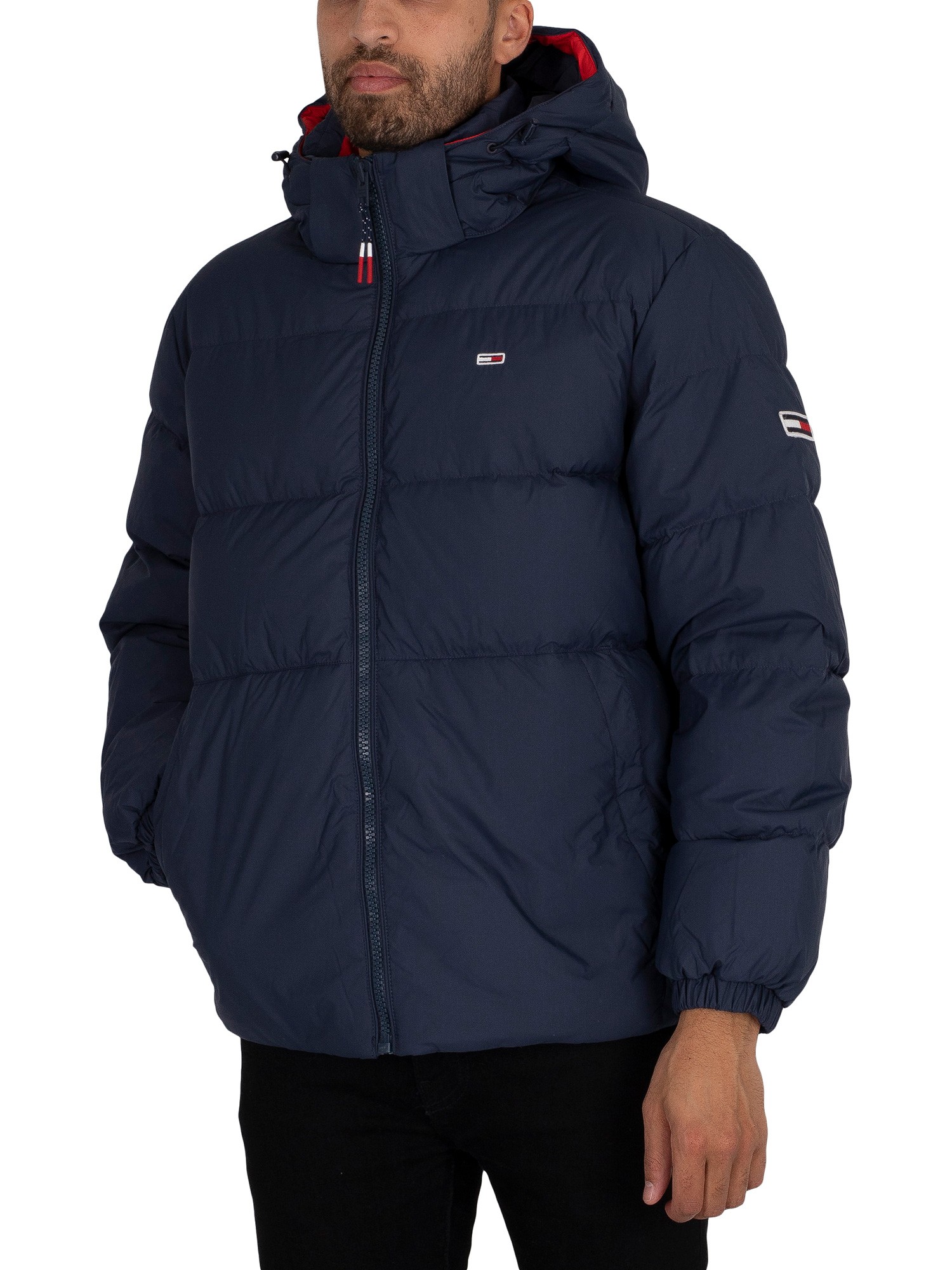 Conversational sweet Practical Tommy Jeans Essential Down Puffer Jacket - Twilight Navy | Standout