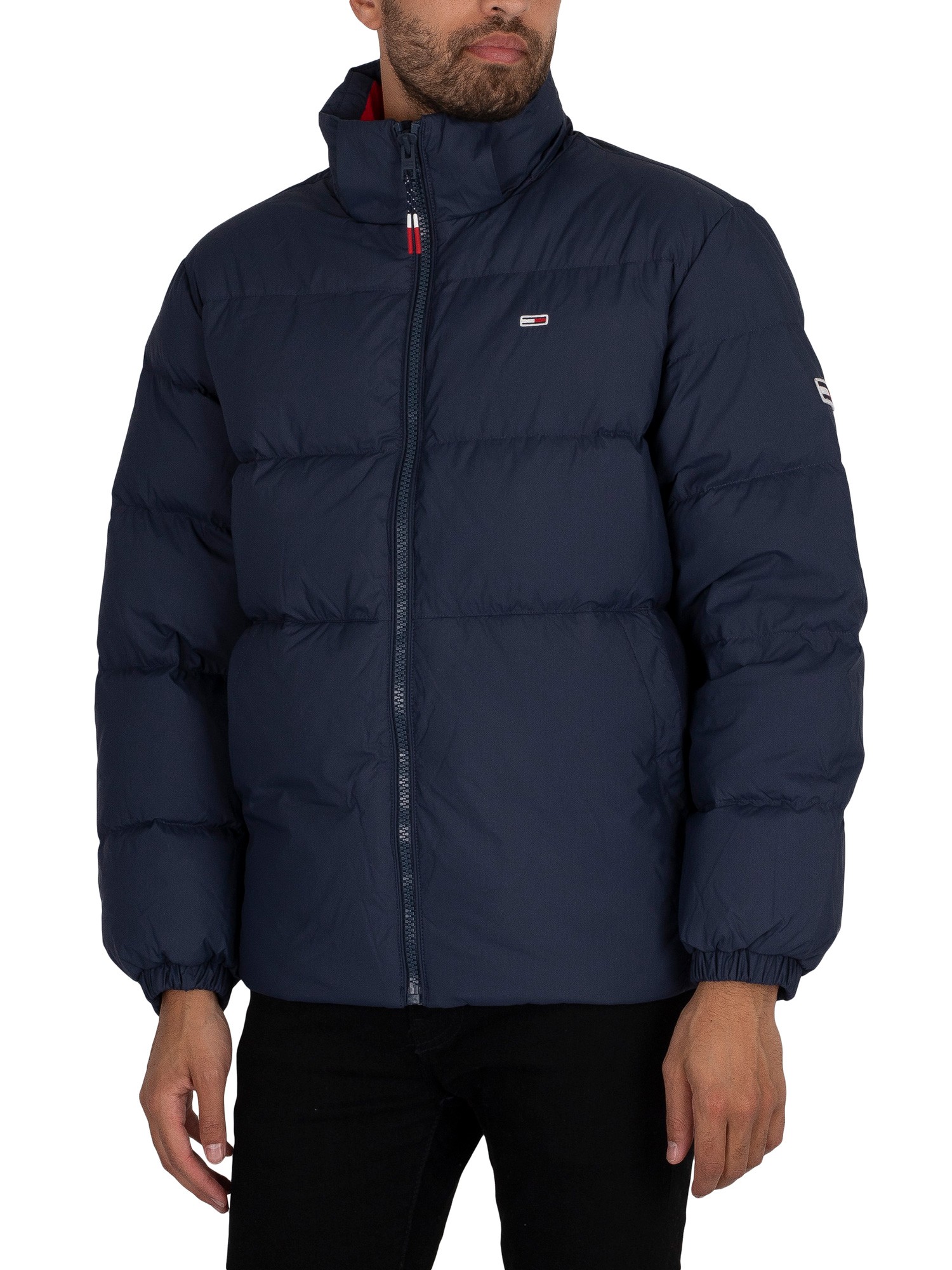 Conversational sweet Practical Tommy Jeans Essential Down Puffer Jacket - Twilight Navy | Standout