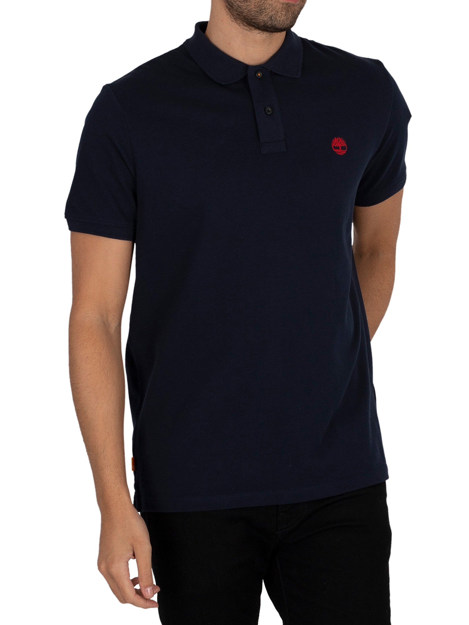 drăguţ feudă Ulise  Timberland Basic Logo Polo Shirt - Dark Sapphire | Standout