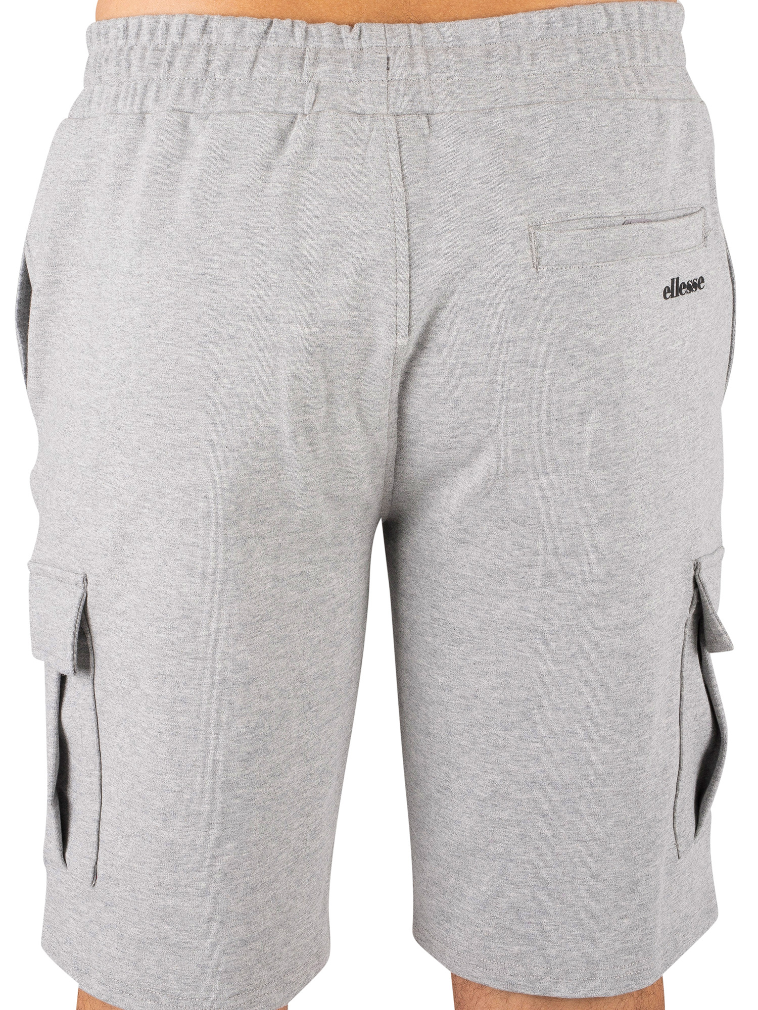 for Men Ellesse Panason Cargo Shorts in Grey Marl Mens Clothing Shorts Cargo shorts Grey 