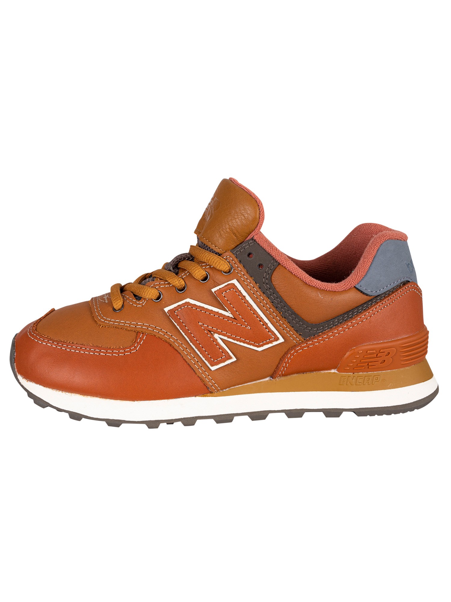 láser Consejos Puede soportar New Balance 574 Leather Trainers - Workwear/Jupiter | Standout