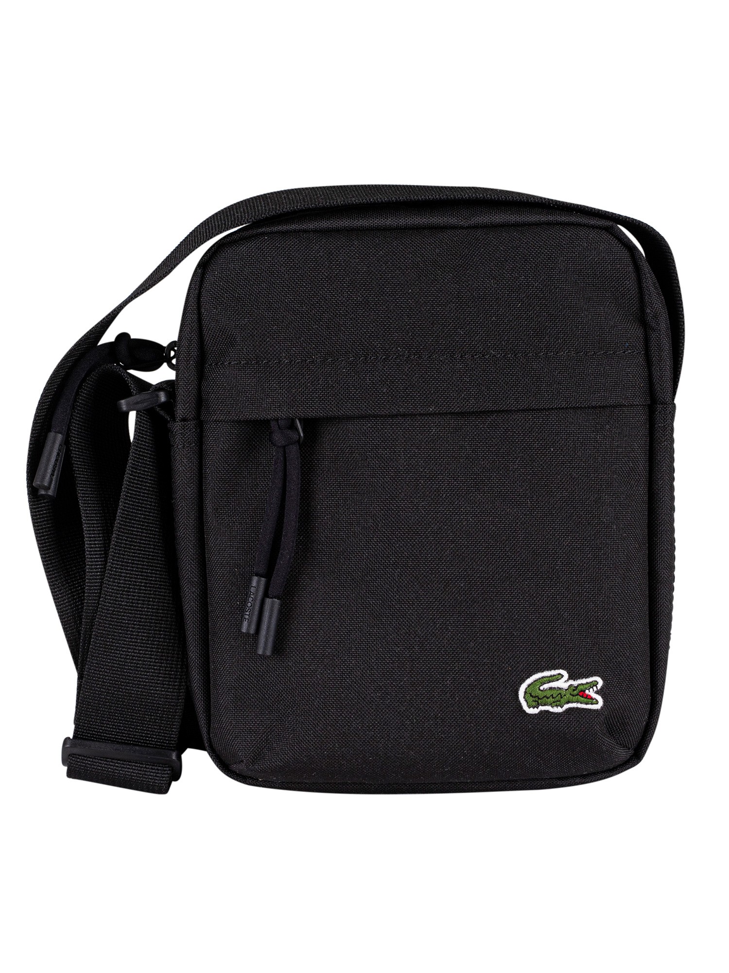 Lacoste Logo Vertical Camera Bag - Black