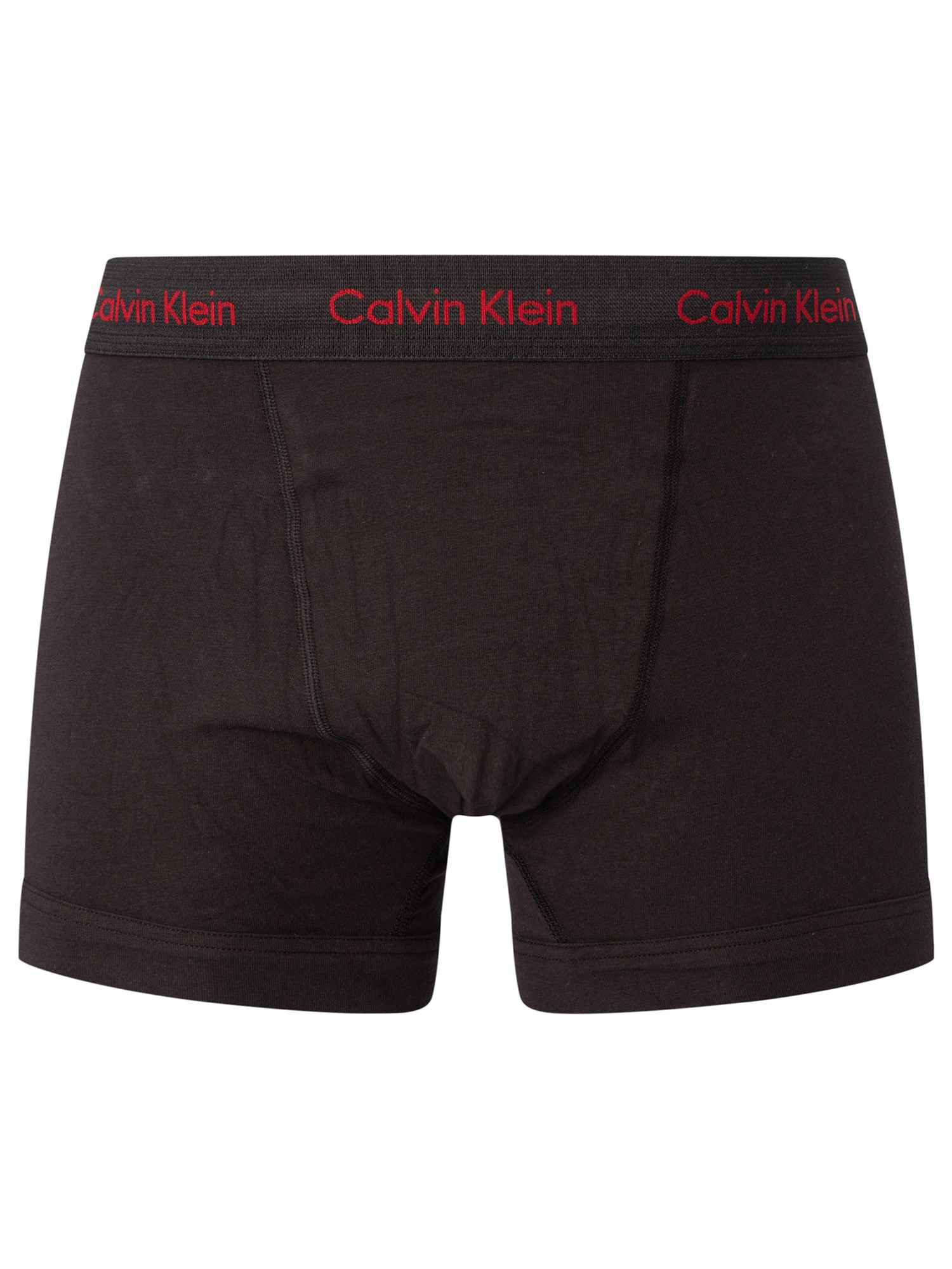Calvin Klein 3 Pack Limited Edition Trunks - Black (Tuffet/Red Carpet/Exact  Logo) | Standout