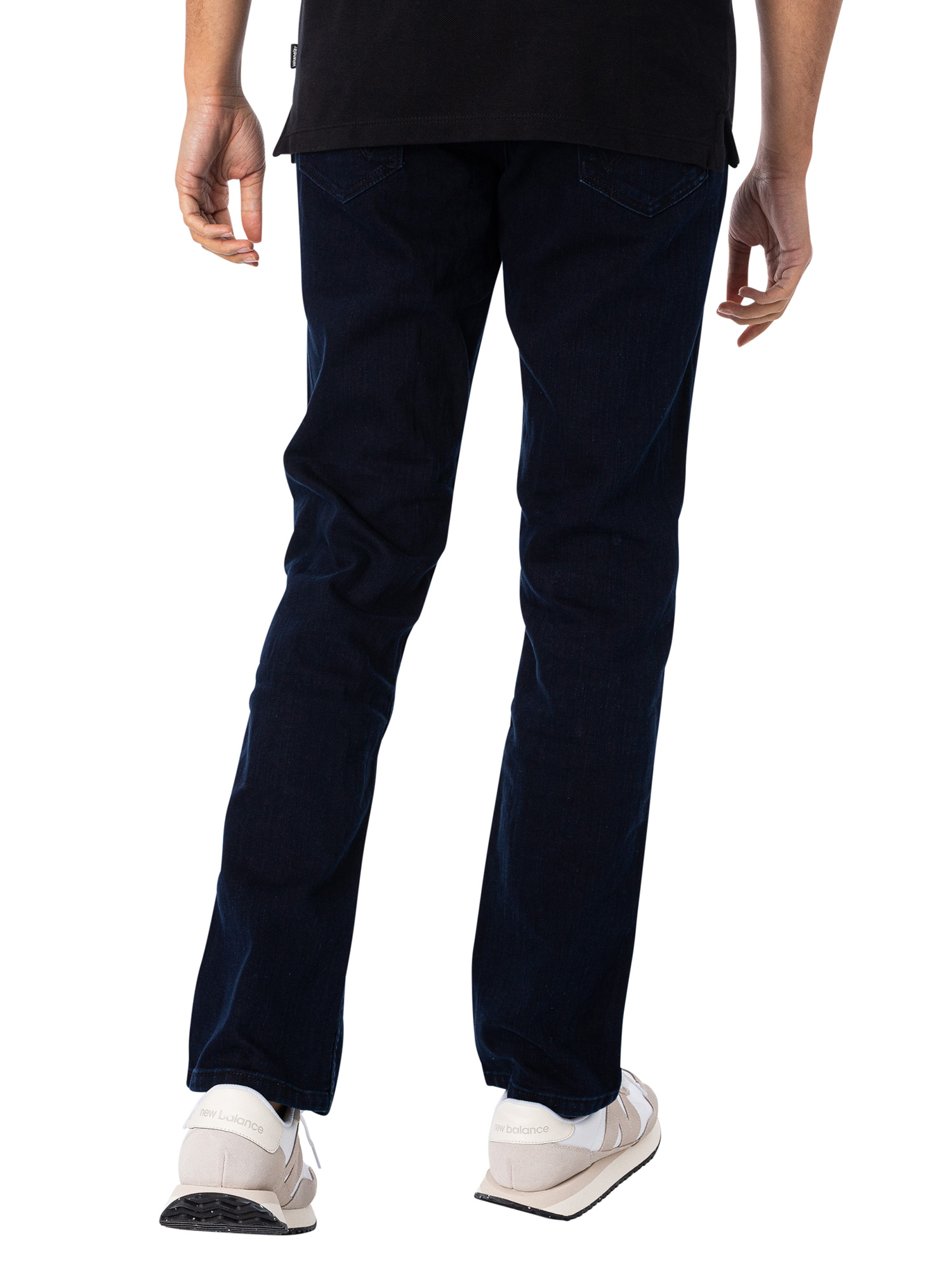 Wrangler Greensboro 803 Regular Straight Jeans - Black Back | Standout
