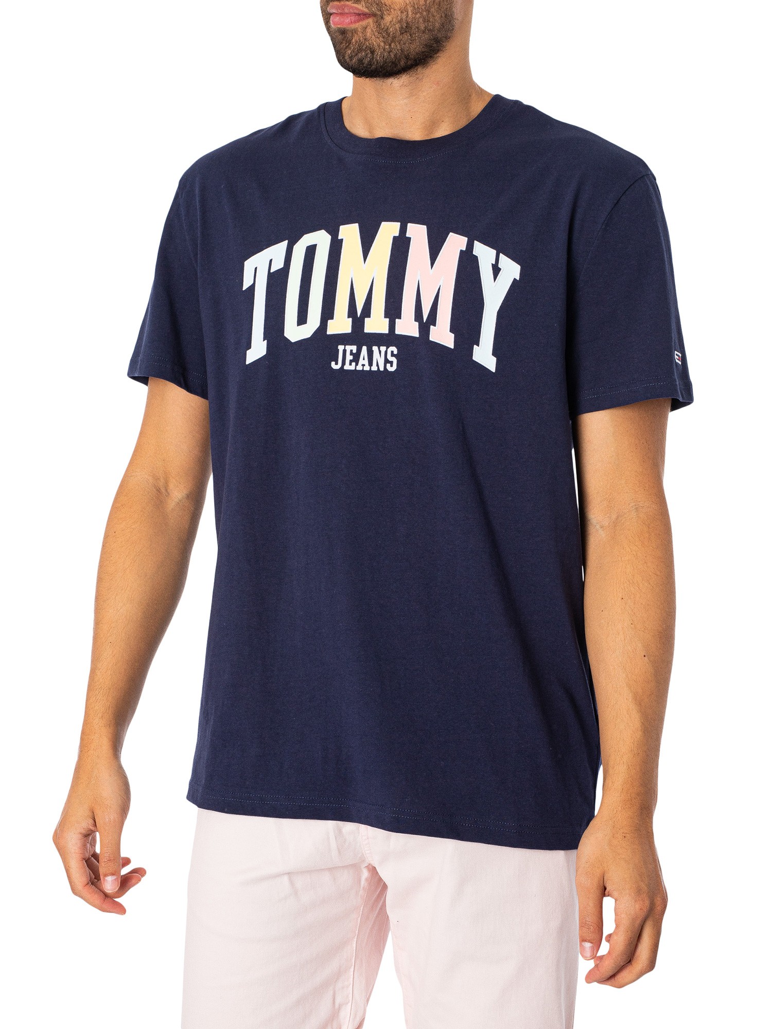 Tommy Jeans College Pop T-Shirt - Twilight Navy | Standout