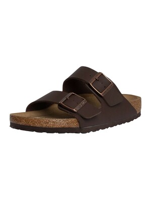 Birkenstock Arizona Birko-Flor Sandals - Dark Brown