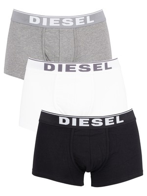 Diesel 3 Pack Trunks - Black/White/Grey