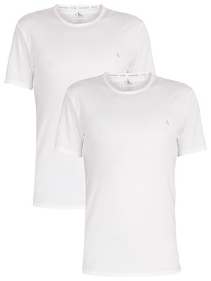 Calvin Klein 2 Pack CK One V-Neck T-Shirts - White | Standout