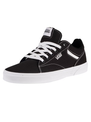 Vans Seldan Canvas Trainers - Black/White