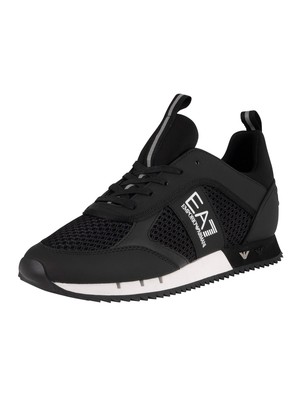 EA7 Woven Trainers - Black/White