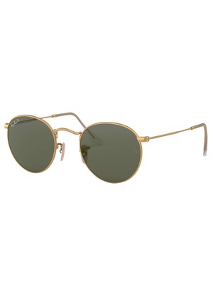 Ray-Ban RB3447 Round Flat Sunglasses - Green Classic