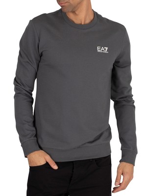 EA7 Chest Logo Sweatshirt - Iron Gate