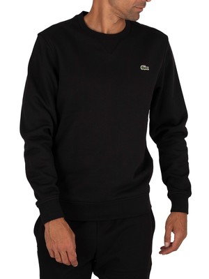 Lacoste Sport Logo Sweatshirt - Black