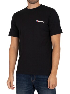Berghaus Organic Classic Logo T-Shirt - Black/Black
