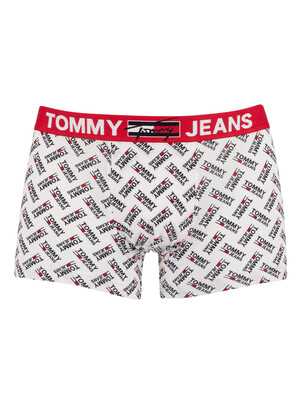 Tommy Jeans Recycled Cotton Trunks - Logo White