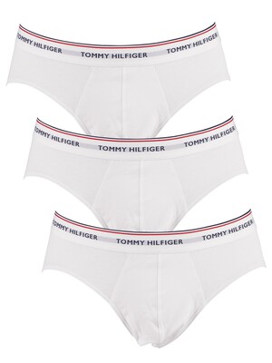 Tommy Hilfiger 3 Pack Premium Essentials Briefs - White