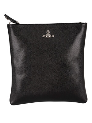 Vivienne Westwood Orb Square Crossbody Bag - Black/Silver