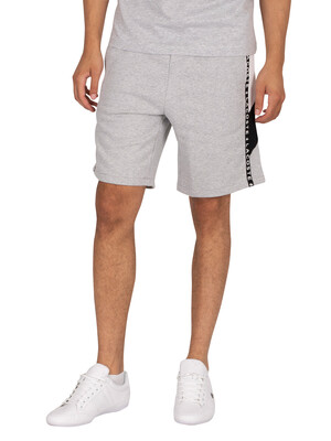 Lacoste Logo Sweat Shorts - Light Grey/White