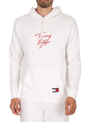 Tommy Hilfiger Lounge Pullover Hoodie - White