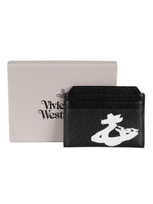 Vivienne Westwood Melih Slim Card Wallet - Black/White