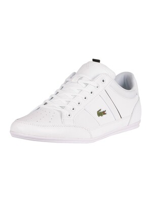 Lacoste Lerond Bl21 1 Cma Leather Trainers - White/Navy | Standout