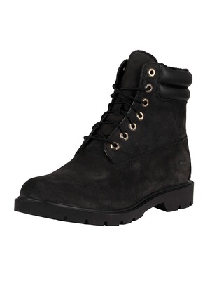 Timberland 6 Inch Basic Boots - Black Nubuck