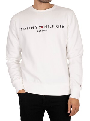 Tommy Hilfiger Logo Sweatshirt - White