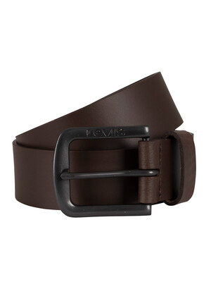 Levi's Seine Metal Belt - Dark Brown