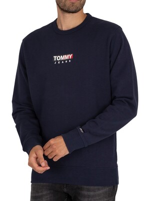 Tommy Jeans Graphic Sweatshirt - Twilight Navy