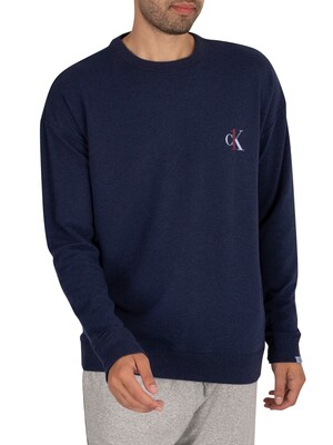 Calvin Klein Lounge Graphic Sweatshirt - Midnight Heather