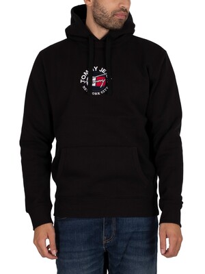 Tommy Jeans Timeless Pullover Hoodie - Black