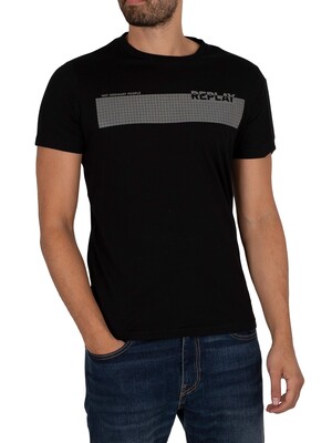 Replay Graphic T-Shirt - Black