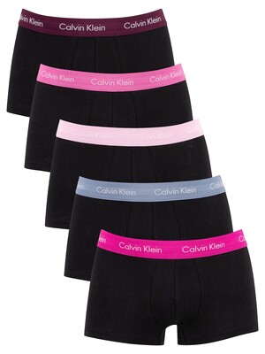 Calvin Klein 5 Pack Limited Edition Low Rise Trunks - Black