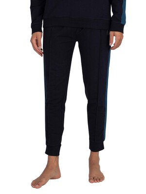 Ted Baker Lounge French Terry Tailored Pieced Joggers - Navy