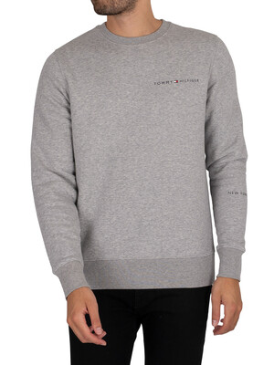 Tommy Hilfiger Multi Placement Sweatshirt - Light Grey Heather