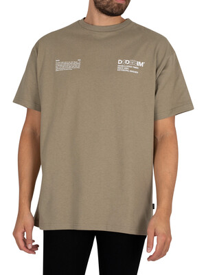 Dr. Denim No Regrets Logo Trooper T-Shirt - Sage