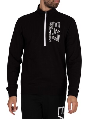 EA7 Side Logo Track Jacket - Black