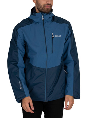 Regatta Highton Stretch II Waterproof Jacket - Dynasty Blue Moonlight Denim
